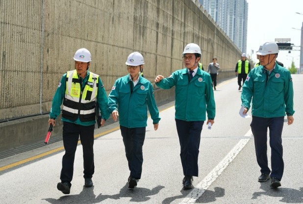 천안시, 지하차도 진입차단시설 현장점...