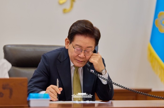 이재명 대통령, 한-멕시코 정상 통화...