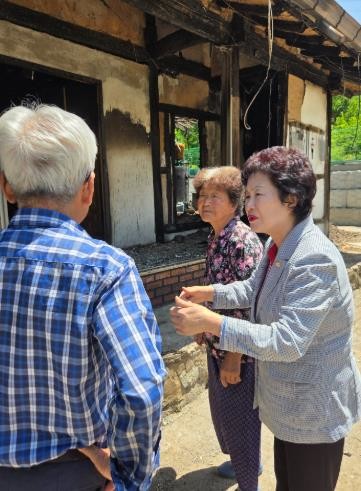 오관영 동구의회 의장, 장척동 화재발...