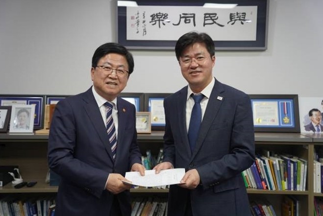 박상혁 의원, 장기중 체육관 전면보수...