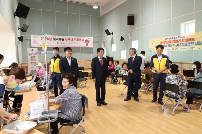 고성군지역사회보장협의체, 상리면 찾아...