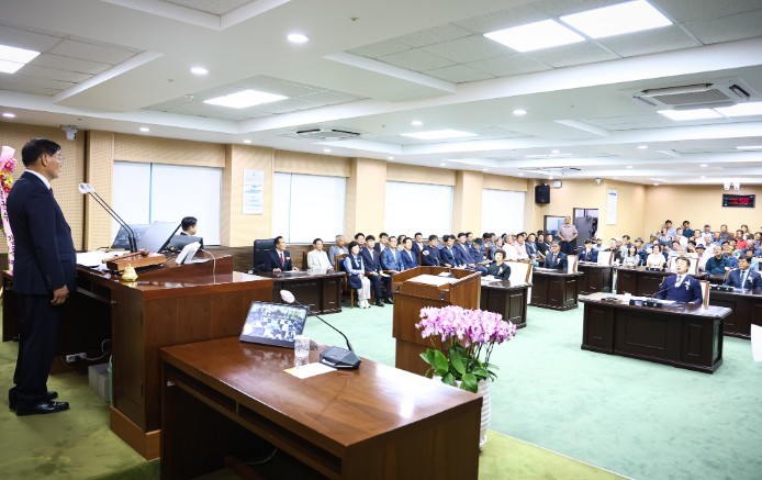 청양군의회, 제10대 전반기 개원식