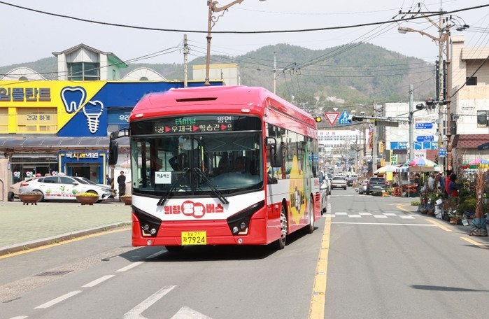 의령군 빵빵버스, AI 기반 수요맞춤...