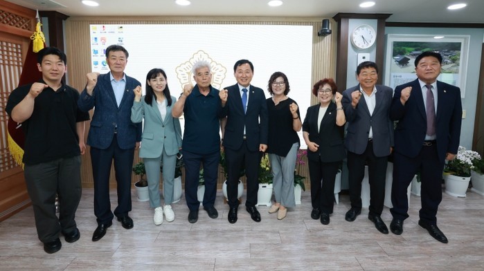 논산시의회, 농업인 학습단체와 간담회...