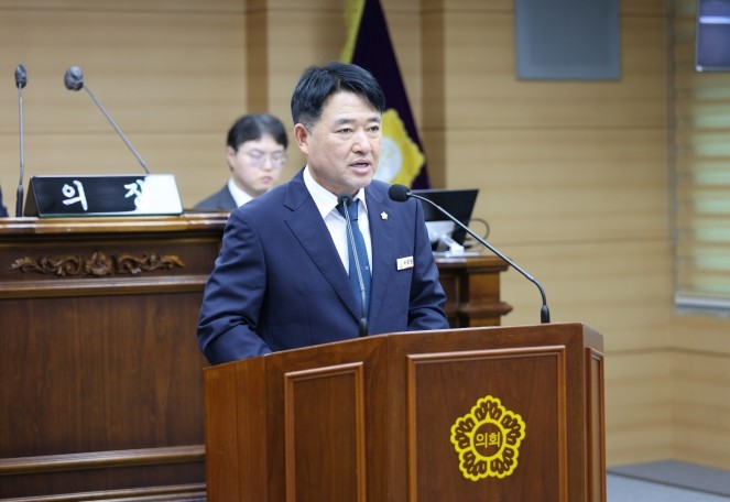 부여군의회 서장원 의원 5분 발언.....