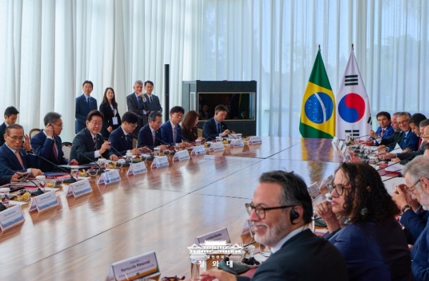 한·브라질 공동성명 채택…중남미-아시...