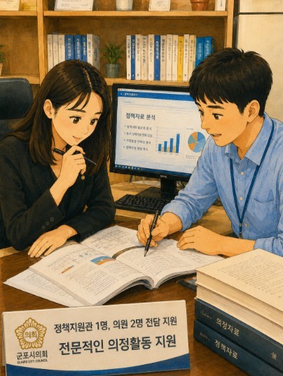 의원 2명에 정책지원관 1명… 군포시...