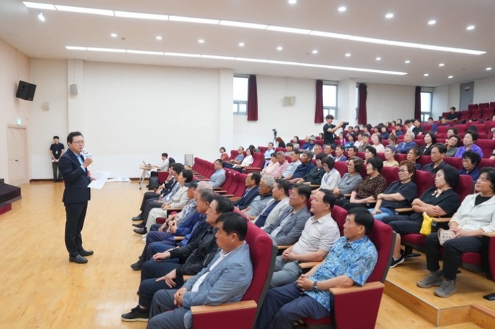 장기수 천안시장, 북부권 순회 간담회...