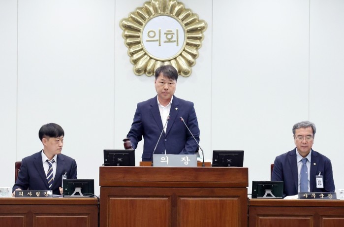 제321회 칠곡군의회 임시회 개회